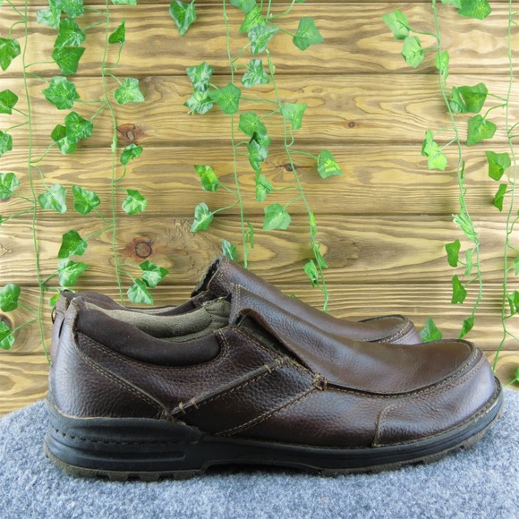 Dockers‎  Men Loafer Shoes Brown Leather Slip On Size 13 Medium main image 9